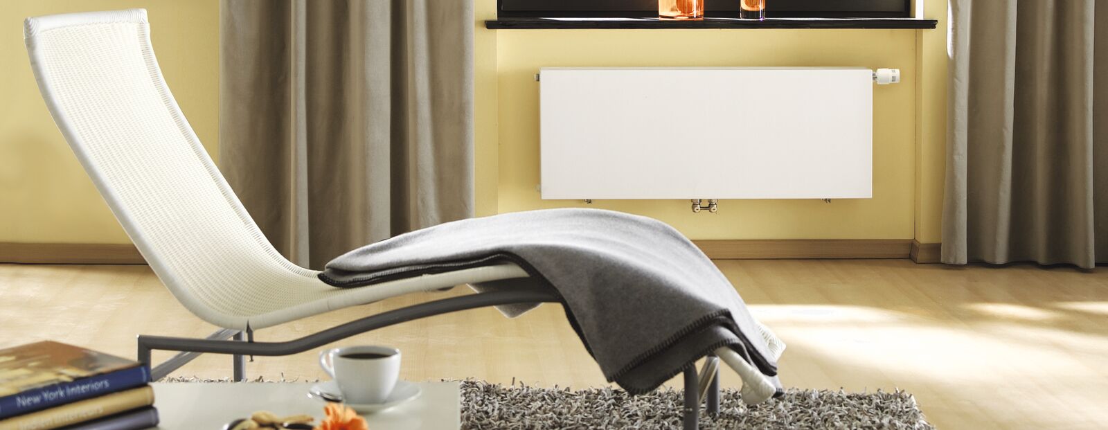 Wand- und Fußbodenheizung